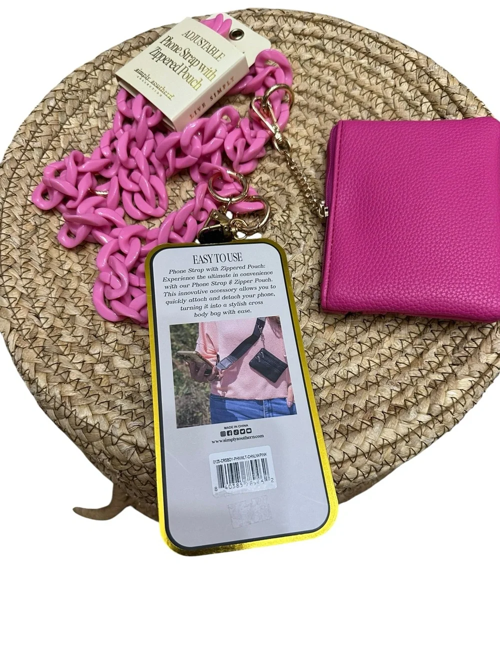 Simply Southern bright pink